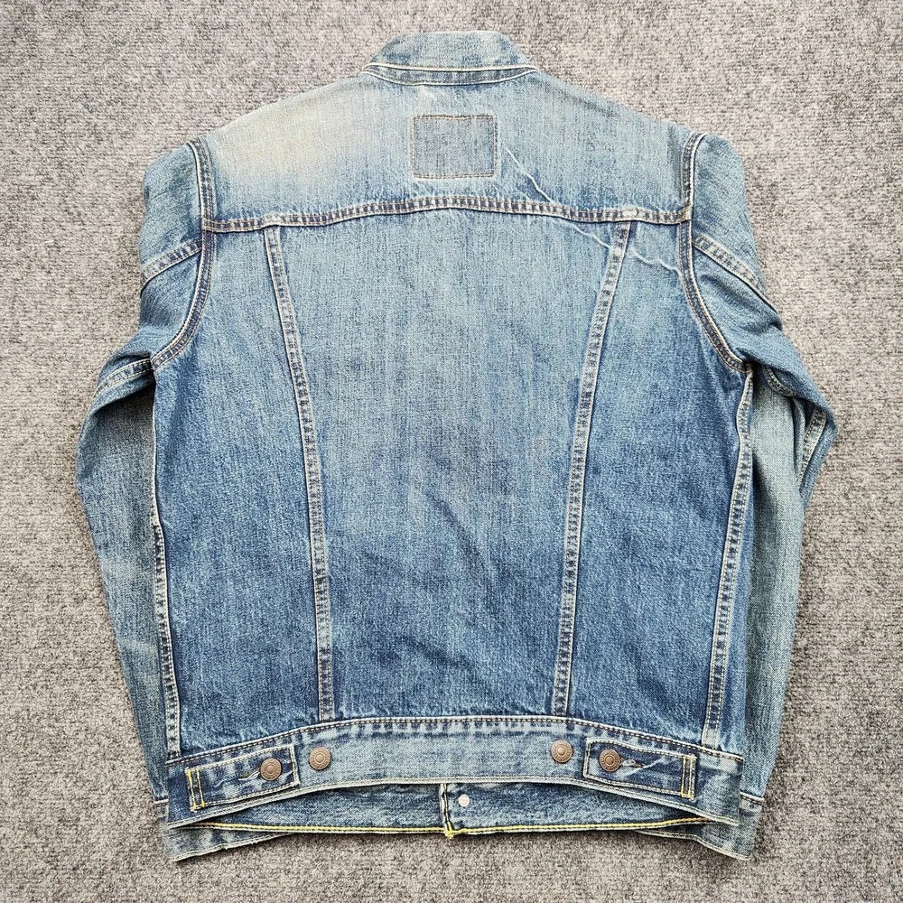 Levis Type 3 Sample Jacket Mens Medium Blue‎ Cone Denim Trucker Pockets Classic - Picture 6 of 12